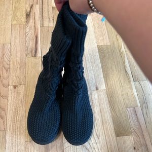 Ugg boots with the knit details